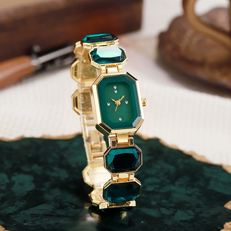 Ladies Alloy Square Dial Bracelet Watch Fashion Temperament - Image 3