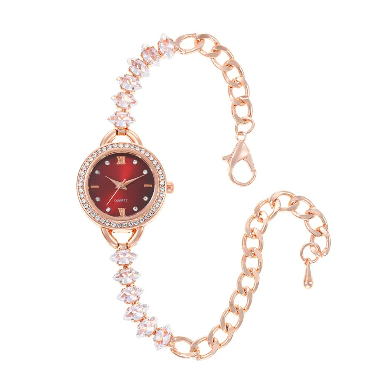 Ladies Alloy Watch With Round Dial And Lobster Clasp Fashionable Style - Image 5