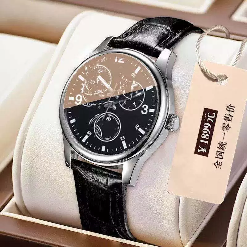 Ladies Automatic Non Mechanical Waterproof Quartz Watch Steel Case And Strap Round Dial - Image 14