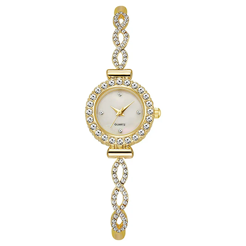 Ladies Casual Quartz Watch With Round Dial Alloy Strap And Buckle - Image 5