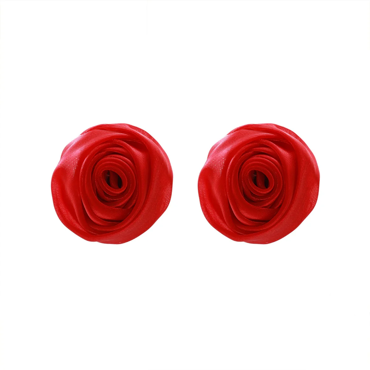 Ladies Fashion Hand Knitted Mixed Materials Flowershaped Earrings And Wrist Flowers - Image 12