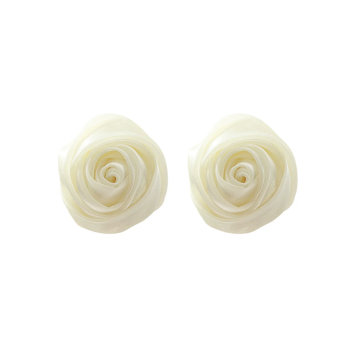 Ladies Fashion Hand Knitted Mixed Materials Flowershaped Earrings And Wrist Flowers - Image 13