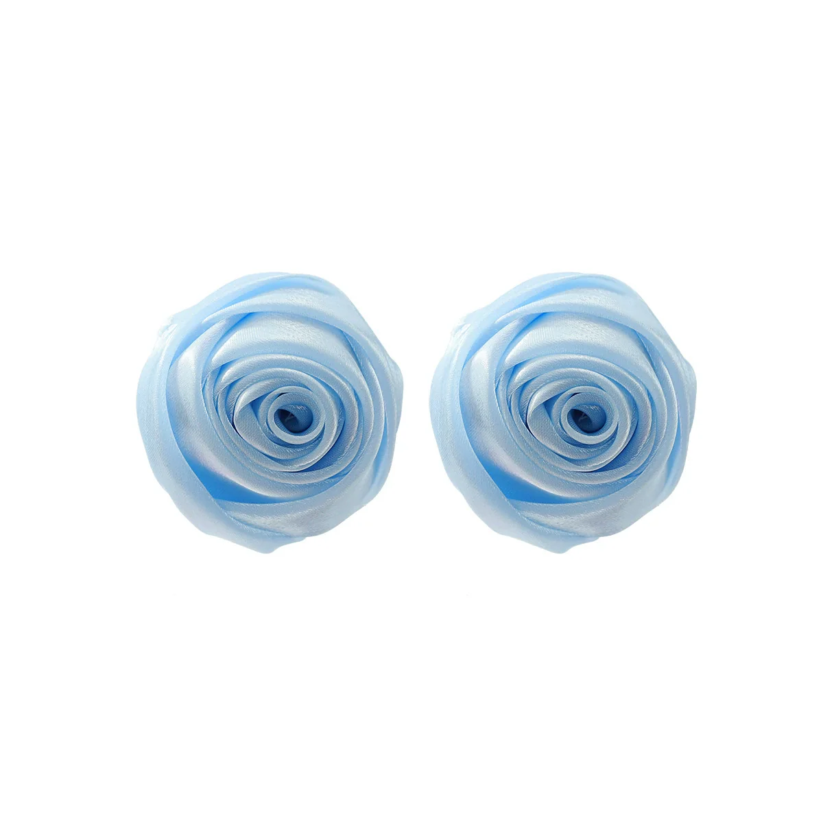 Ladies Fashion Hand Knitted Mixed Materials Flowershaped Earrings And Wrist Flowers - Image 5