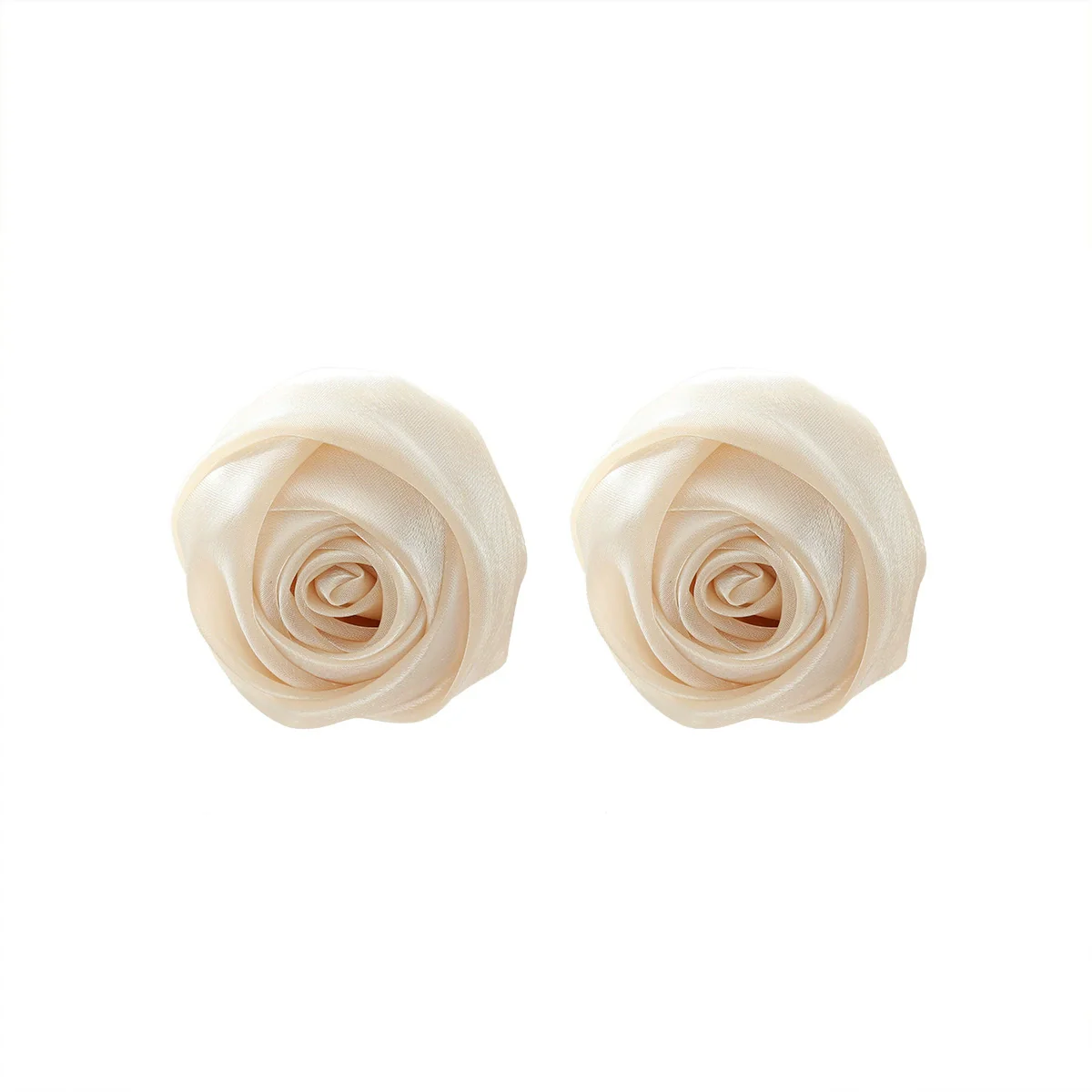 Ladies Fashion Hand Knitted Mixed Materials Flowershaped Earrings And Wrist Flowers - Image 6