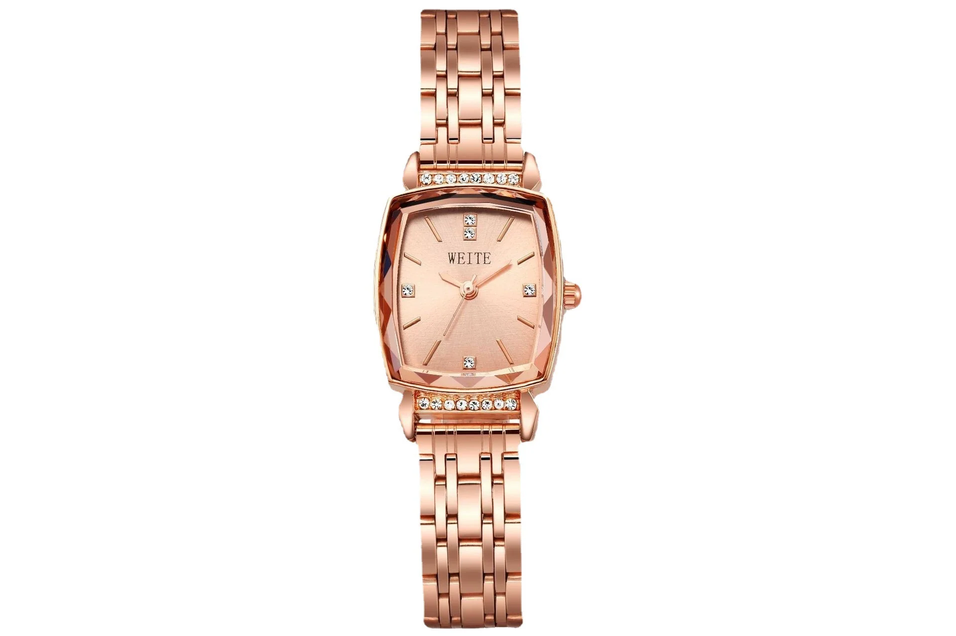 Ladies Quartz Watch Alloy Stainless Steel Square Design Fashion - Image 5