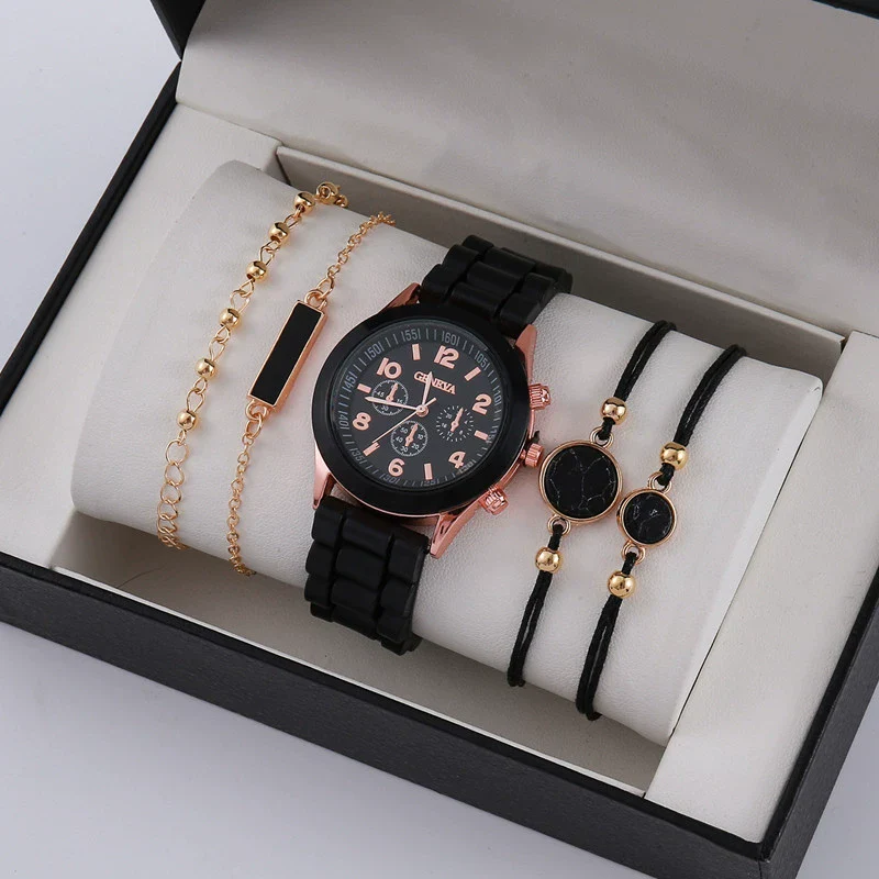 Ladies Watch Alloy Case Imitation Leather Strap Round Dial Leisure Style - Image 7