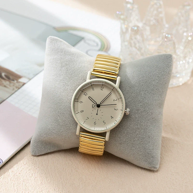 Ladies Watch Elastic Band Quartz Metal Alloy Cartoon Round - Image 2