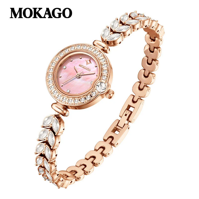 Ladies Watch Mermaid Bracelet Quartz Watch Alloy Stainless Steel Mineral Tempered Glass Waterproof - Image 6