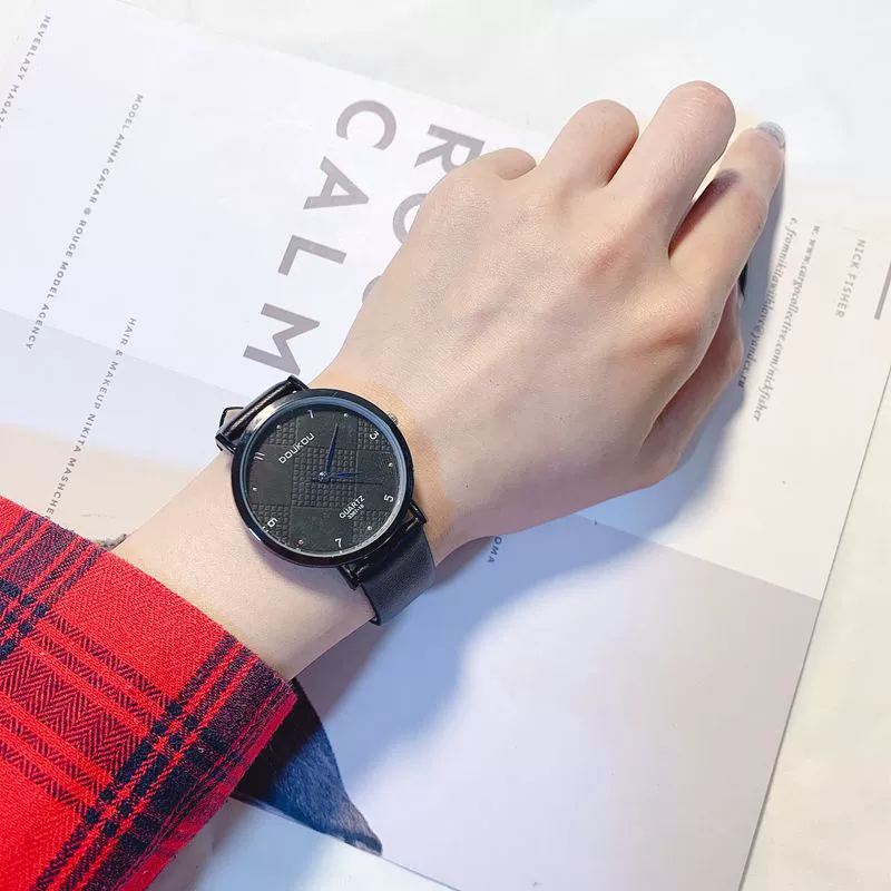 Leisure Couple's Watch With Alloy Case Imitation Leather Strap And Stainless Steel Clasp Round Dial - Image 3