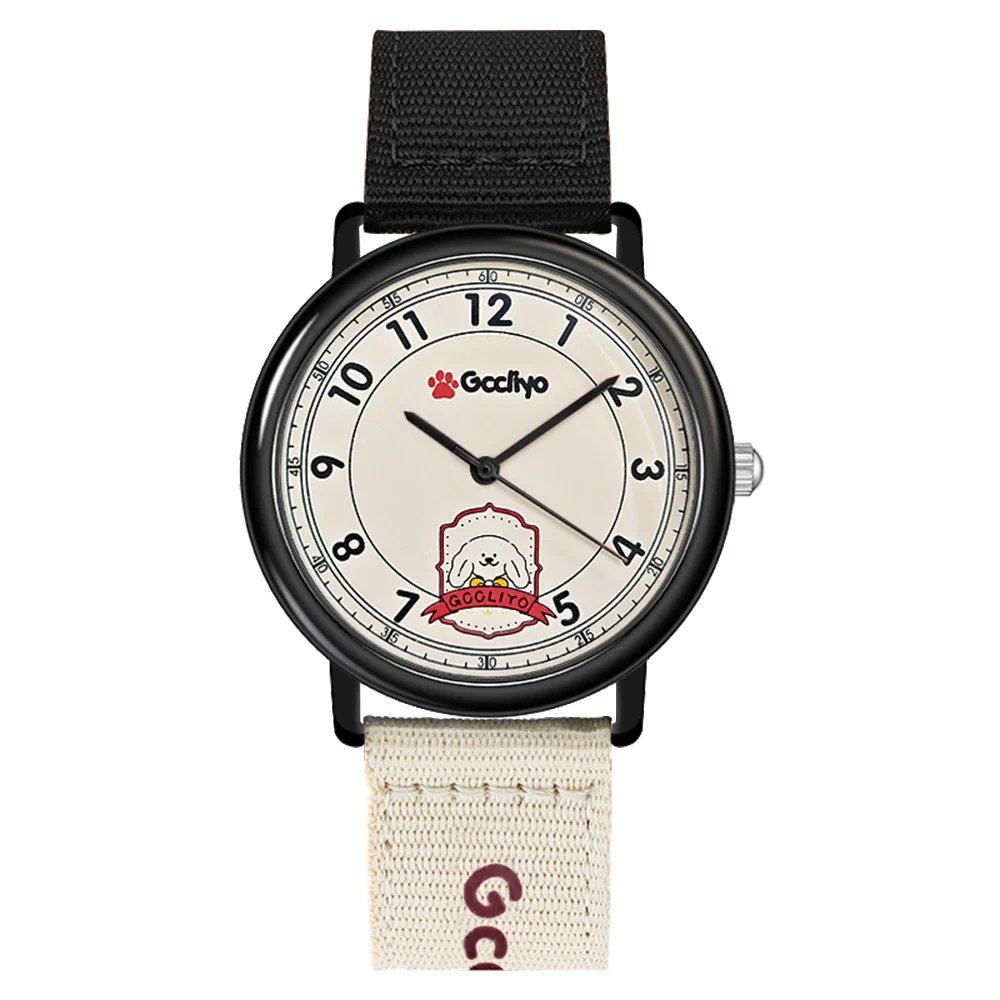 Leisure Quartz Watch Alloy Material Round Dial Cartoon Puppy Style - Image 9