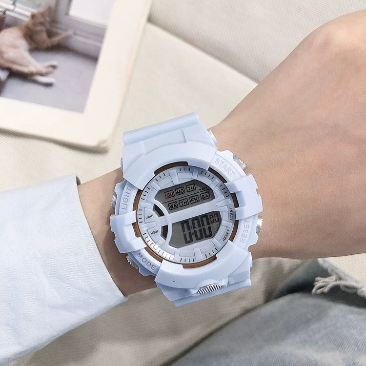 Leisure Sports Unicorn Electronic Watch Digital Display Silicone Case And Strap Plastic Mirror For General Gender - Image 2