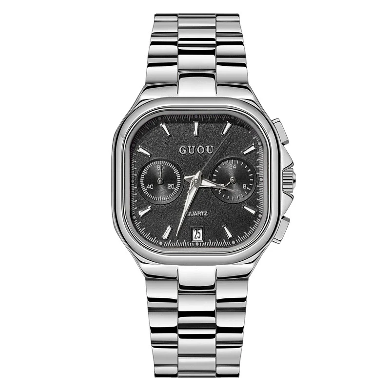 Leisure Square Alloy Strap Quartz Watch For Female With Mineral Strengthened Glass Mirror And Stainless Steel Clasp - Image 8