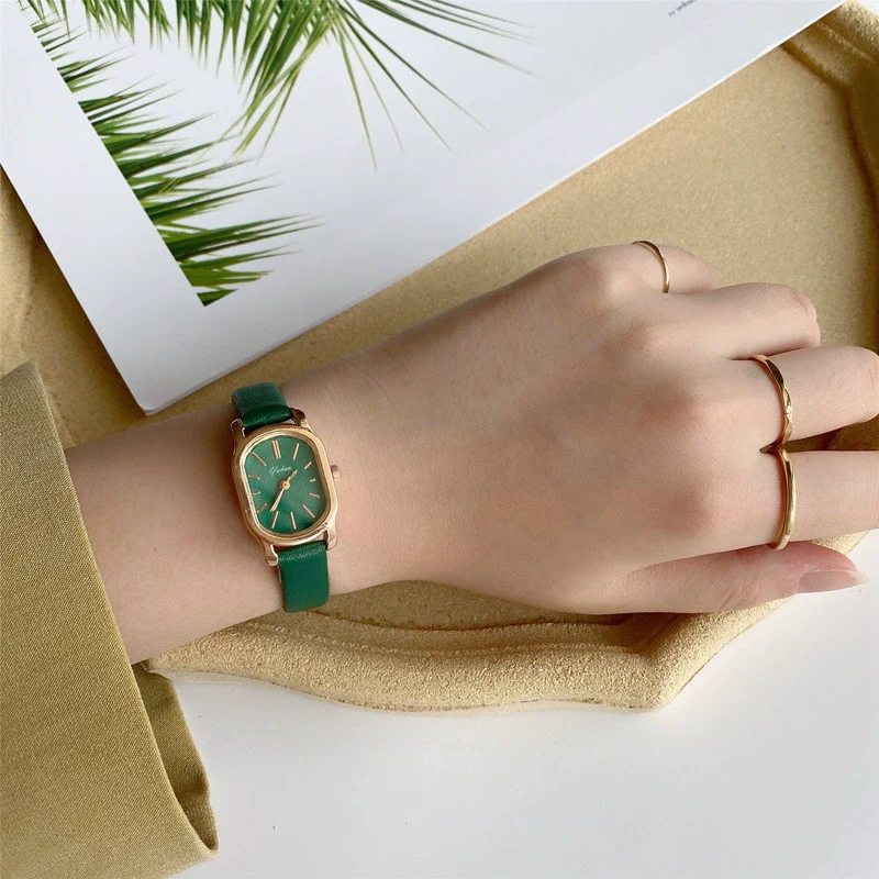 Leisure Style Female Student Watch Alloy Case Ordinary Glass Mirror - Image 4