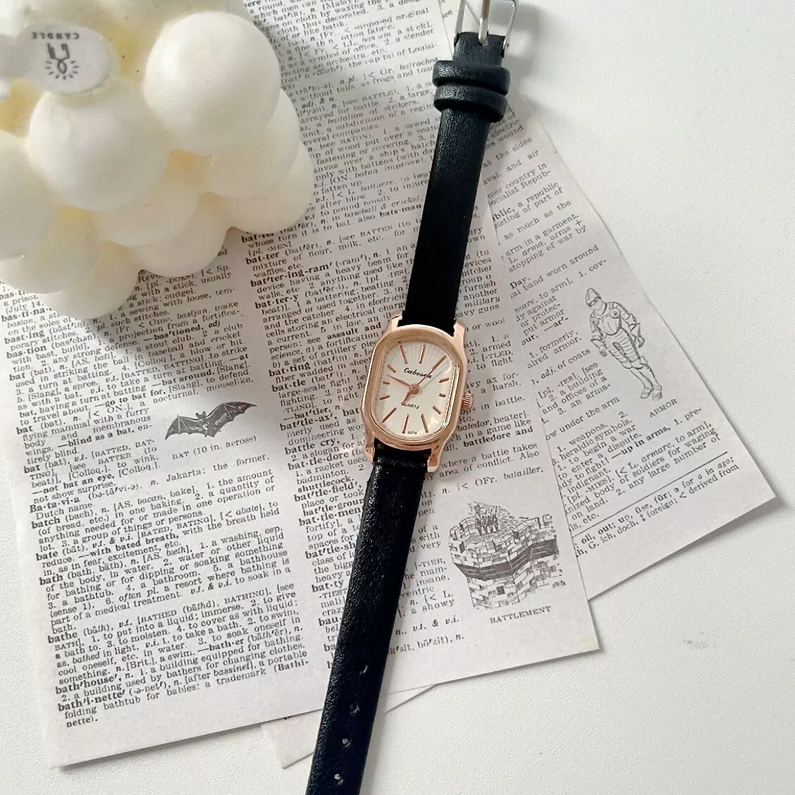 Leisure Style Female Student Watch Alloy Case Ordinary Glass Mirror - Image 7