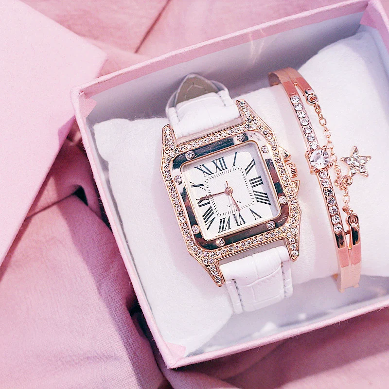 Leisure Women's Watch Alloy Case Imitation Leather Strap Spiral Crown Pin Buckle Round Dial - Image 2