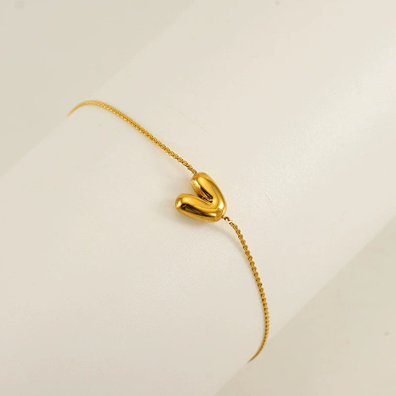 Light Luxury 316L Stainless Steel Letter Bracelet With Diamond Design For Women - Image 26