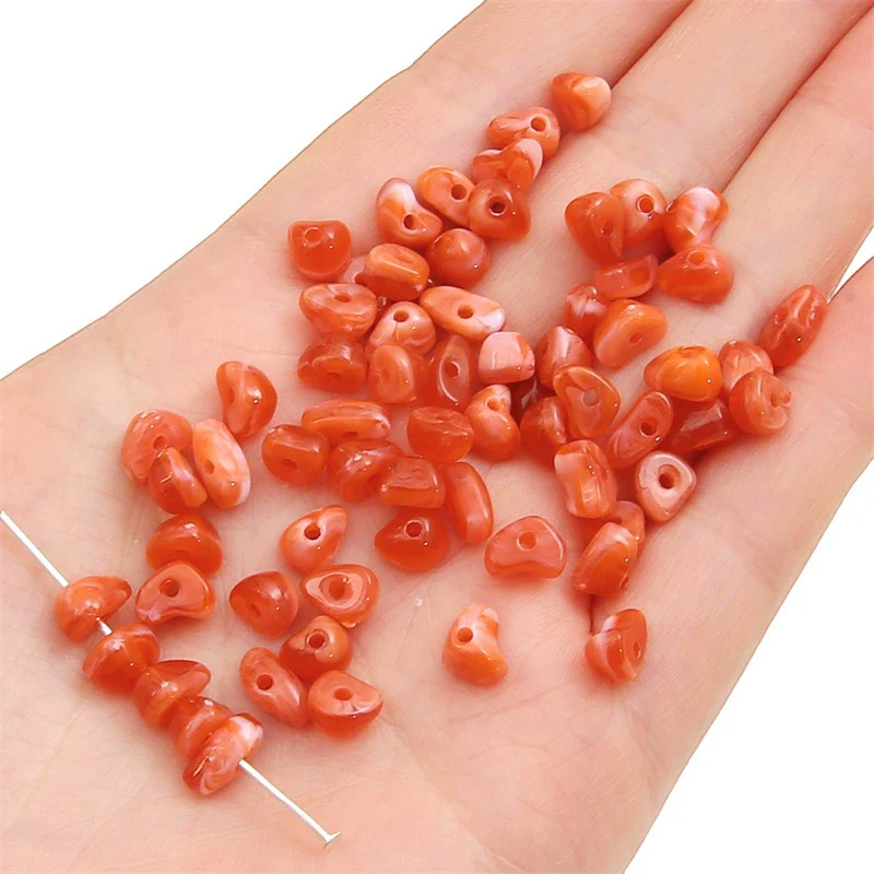 Loose Beads Acrylic And Glass Glaze Imitation Natural Gravel Irregular Diy Handmade - Image 20