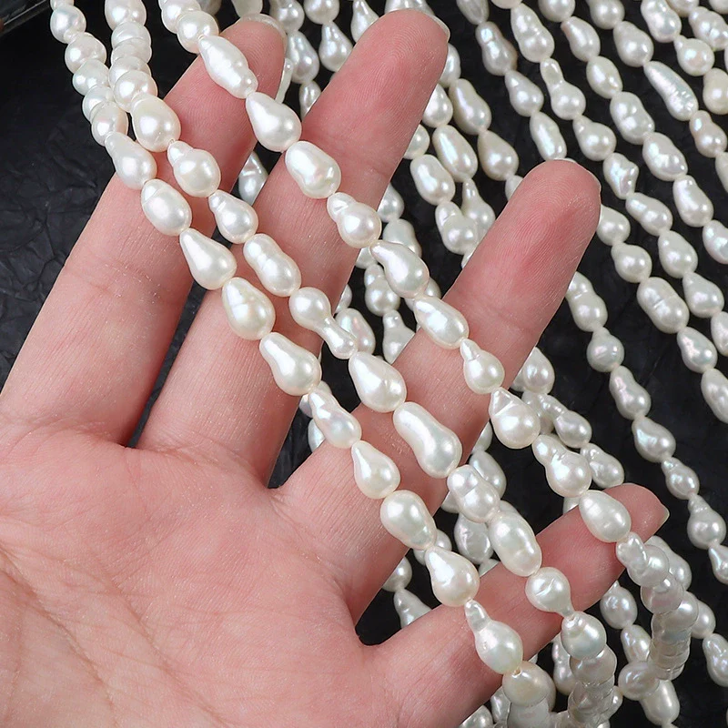 Loose Freshwater Natural Baroque Pearl Beads For Diy - Image 2