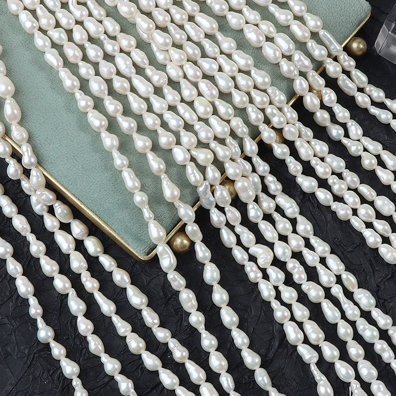 Loose Freshwater Natural Baroque Pearl Beads For Diy - Image 3