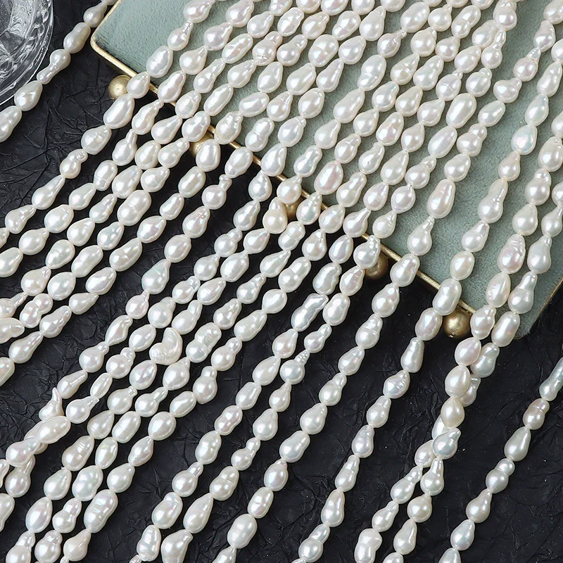Loose Freshwater Natural Baroque Pearl Beads For Diy - Image 4