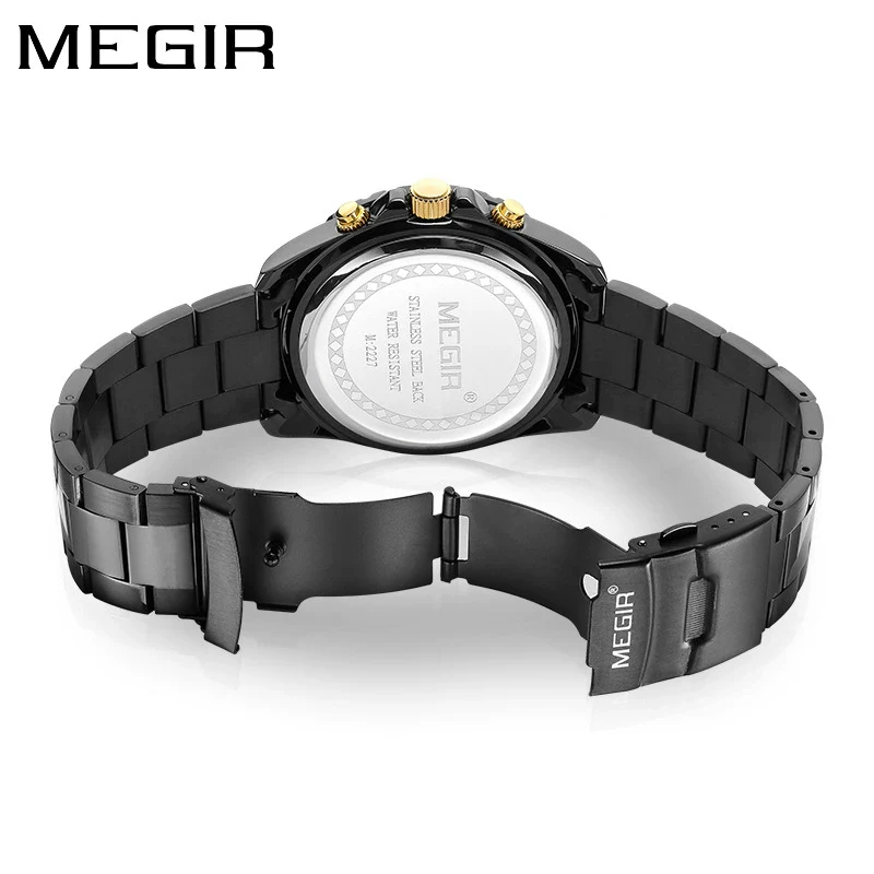 Men's Alloy And Stainless Steel Business Style Round Quartz Watch Waterproof Luminous Calendar - Image 5