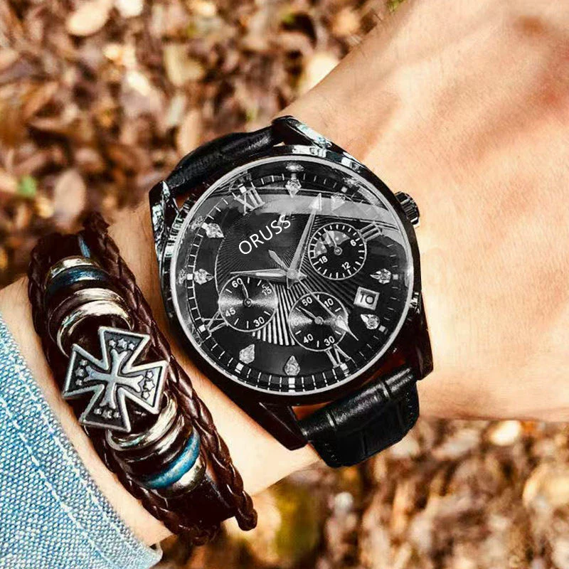 Men's Alloy And Stainless Steel Fullautomatic Movement Round Dial Waterproof Luminous Fashion Watch - Image 13