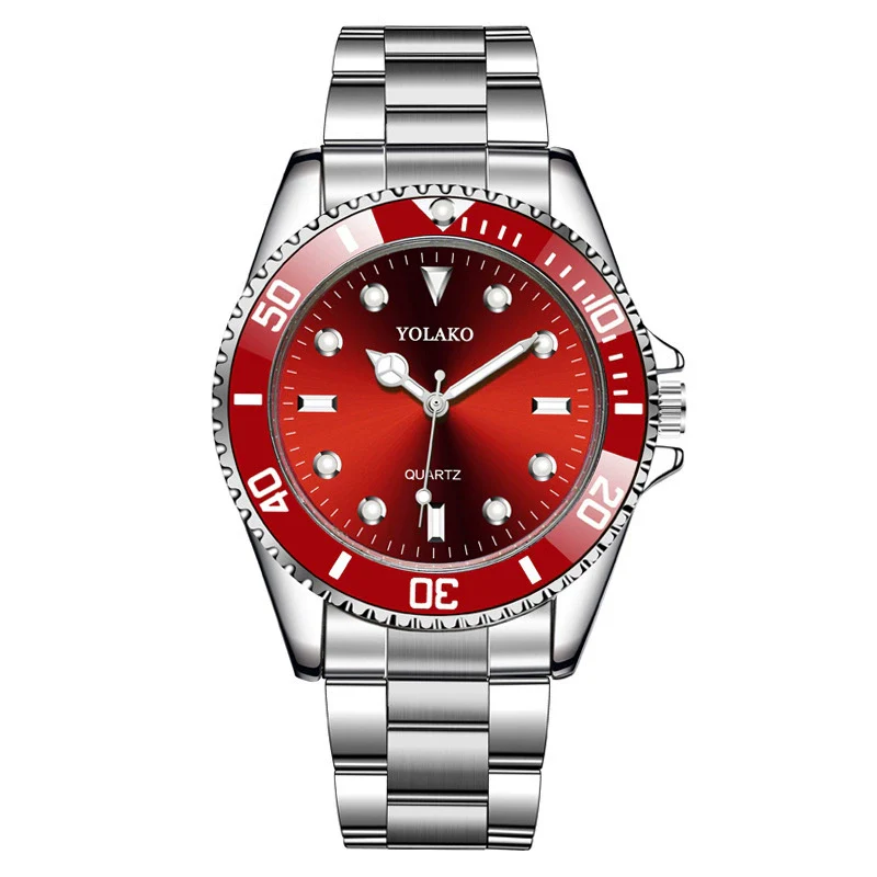 Men's Alloy And Stainless Steel Quartz Watches Fashion Business Style With Round Dial - Image 5