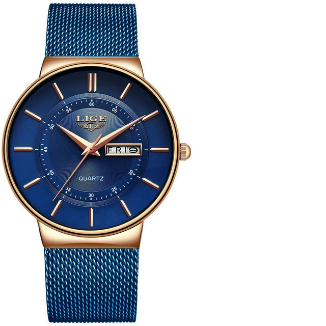 Men's Alloy And Stainless Steel Round Dial Quartz Movement Business Style Outdoor Sports Watch - Image 7
