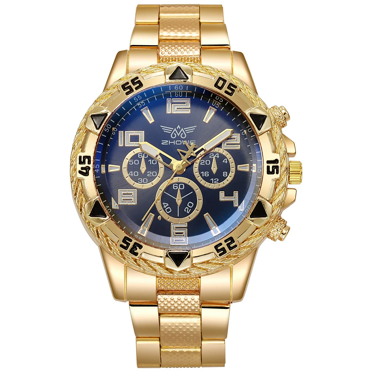 Men's Alloy And Steel Strip Casual Watch With Round Dial - Image 3