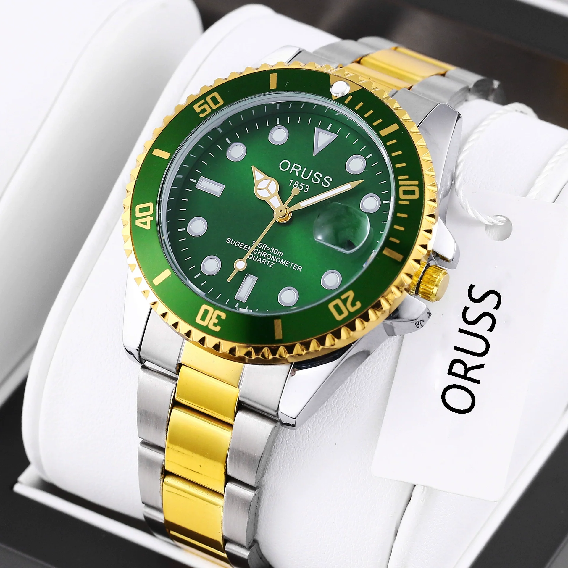 Men's Alloy Case And Strap Business Style Round Dial Luminous Waterproof Automatic Watch - Image 7