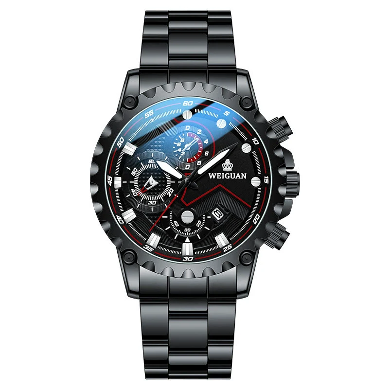 Men's Alloy Case Stainless Steel Strap Fully Automatic Mechanical Round Dial Business Style Waterproof Watch With Mineral Strengthened Glass Mirror - Image 5
