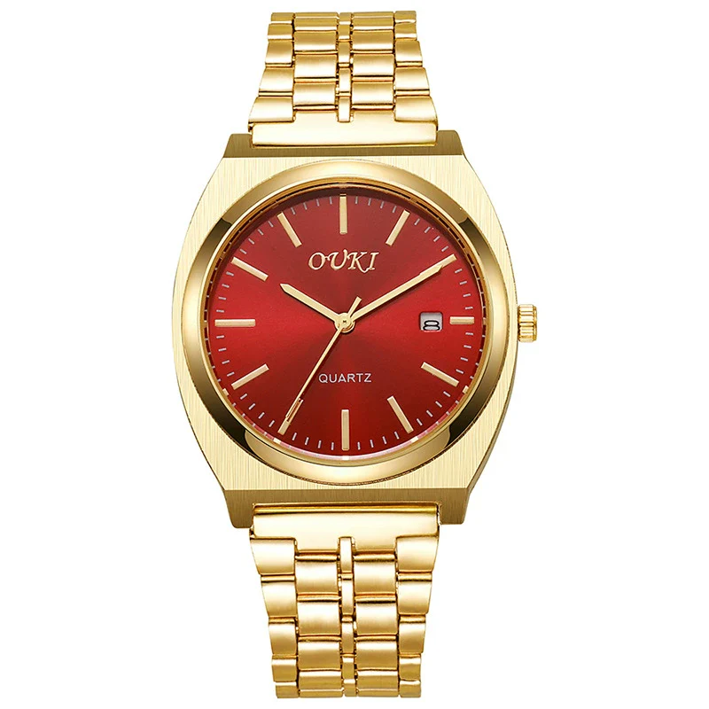 Men's Alloy Case Stainless Steel Strap Round Dial Fashion Quartz Watch - Image 10