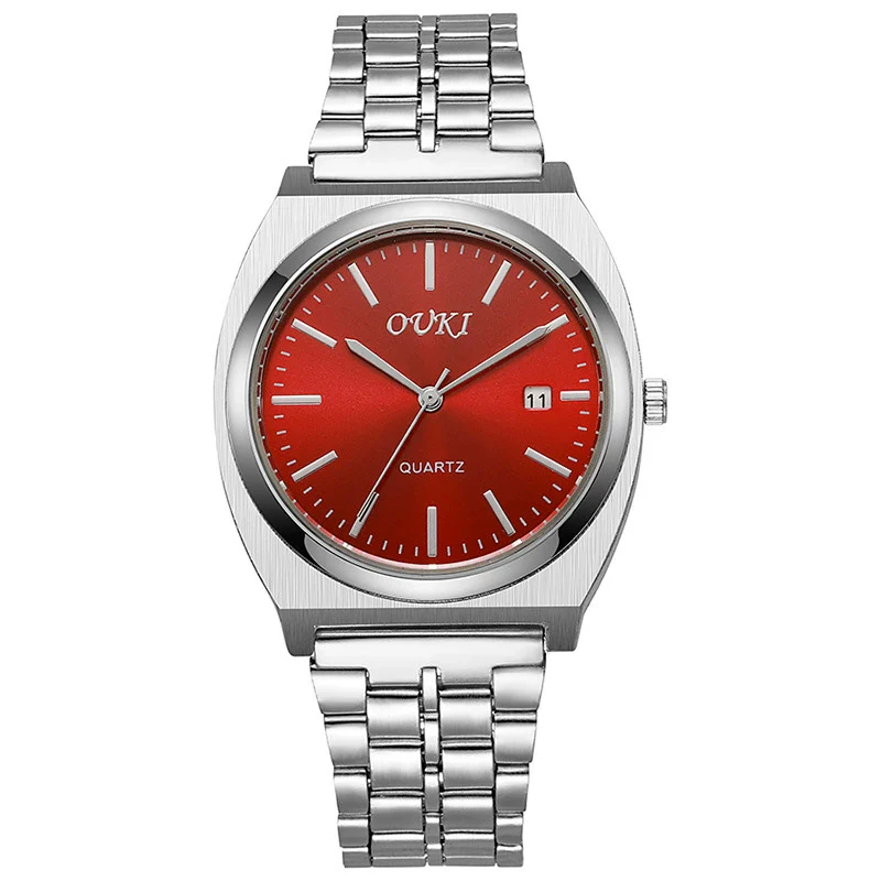 Men's Alloy Case Stainless Steel Strap Round Dial Fashion Quartz Watch - Image 17