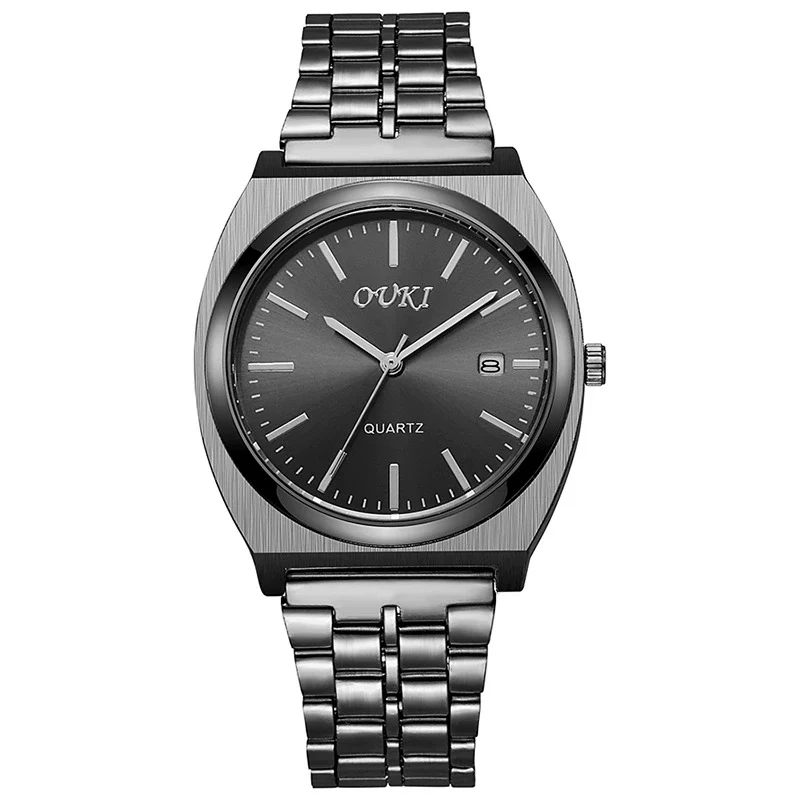Men's Alloy Case Stainless Steel Strap Round Dial Fashion Quartz Watch - Image 6
