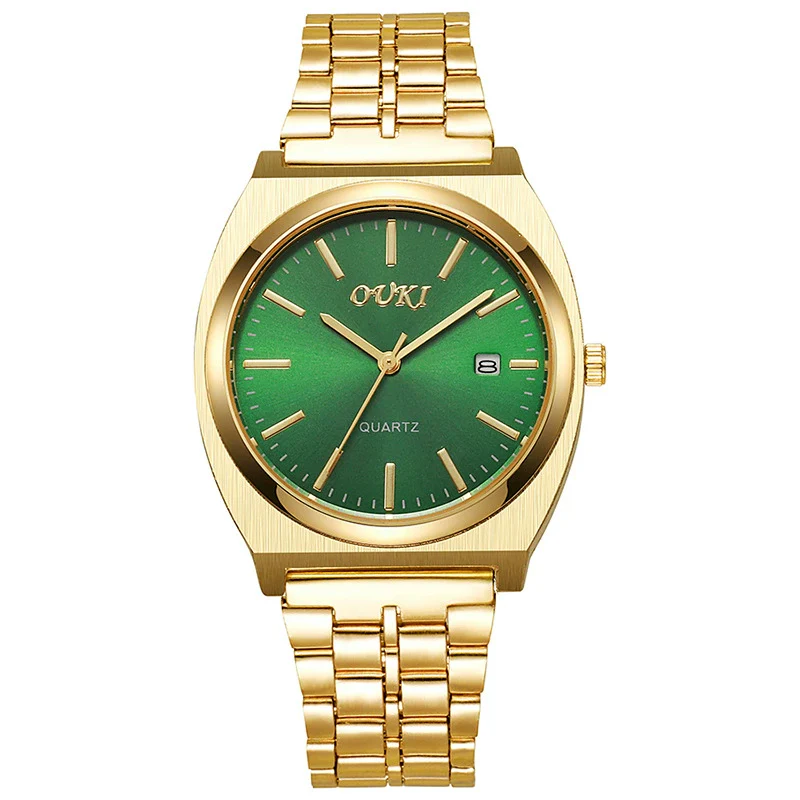 Men's Alloy Case Stainless Steel Strap Round Dial Fashion Quartz Watch - Image 9