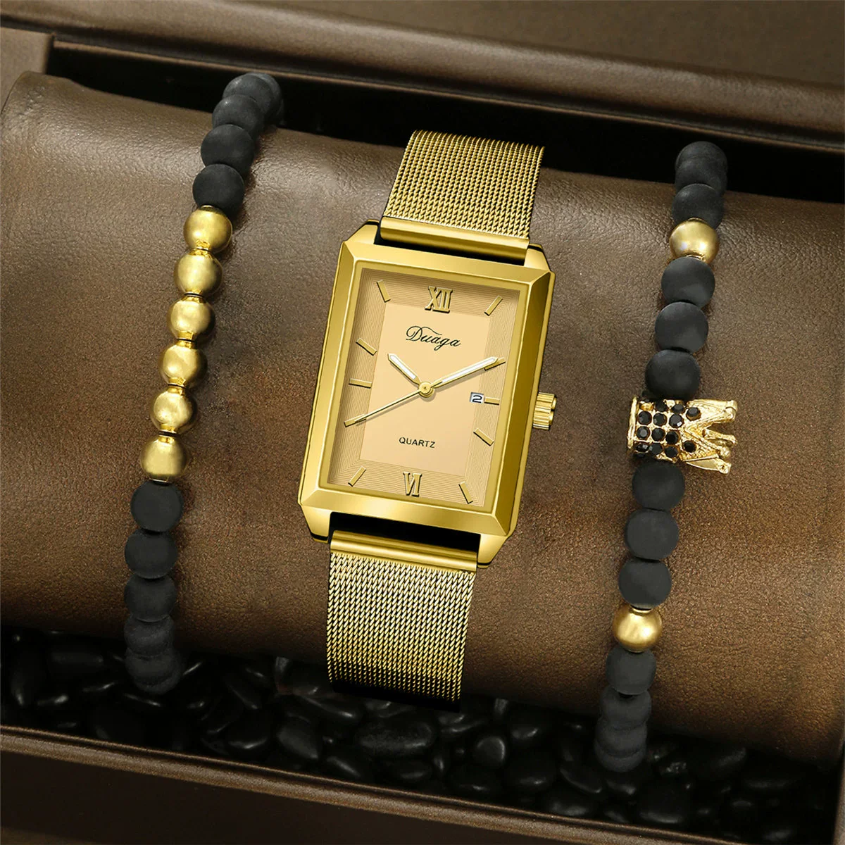 Men's Alloy Casual Quartz Rectangular Watch