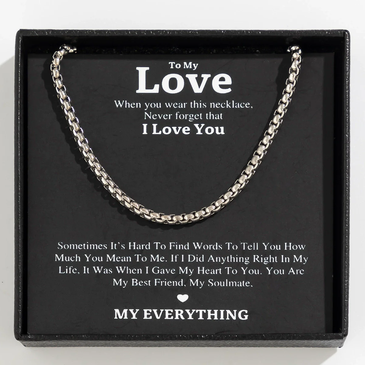 Men's Alloy Geometric Regular Chain Handmade Necklace - Image 2
