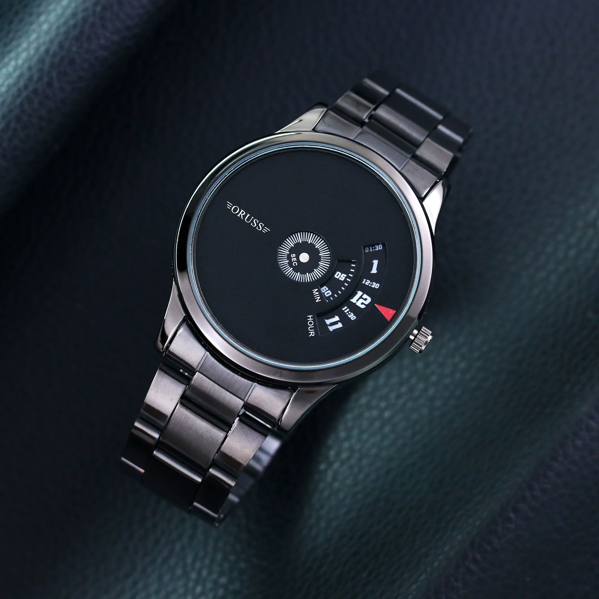 Men's Alloy Mesh Belt Waterproof Fashion Watch - Image 6