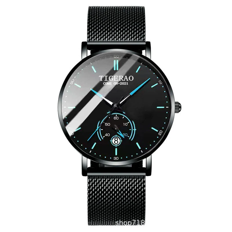 Men's Automatic Alloy And Stainless Steel Watches With Round Dial And Mineral Strengthened Glass Mirror Waterproof - Image 5