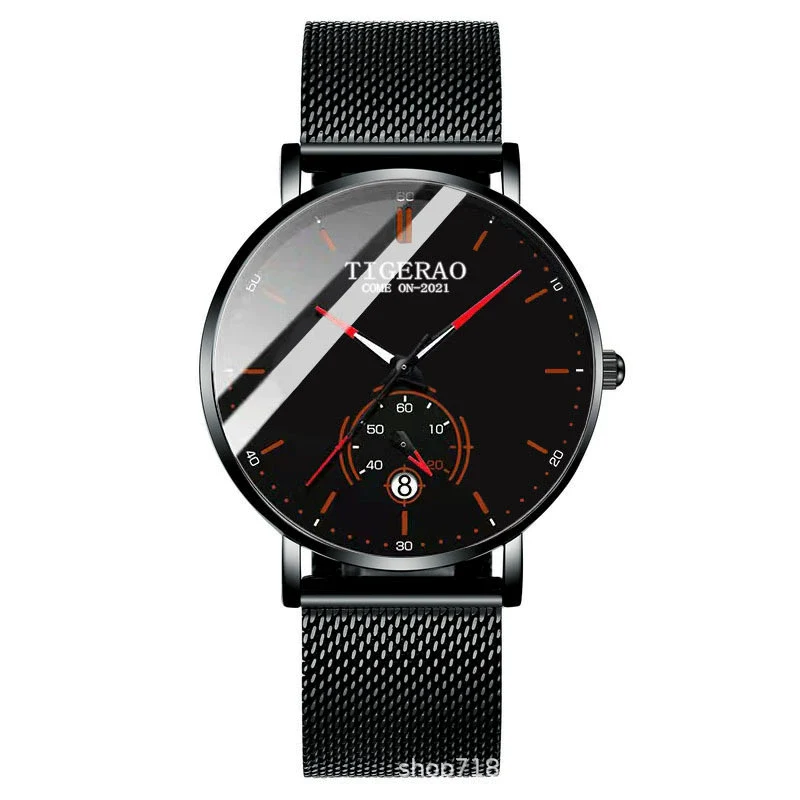 Men's Automatic Alloy And Stainless Steel Watches With Round Dial And Mineral Strengthened Glass Mirror Waterproof - Image 6