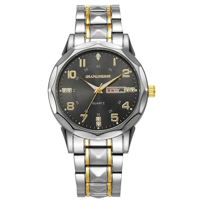 Men's Business Alloy Quartz Watch With Round Dial Waterproof Luminous - Image 6