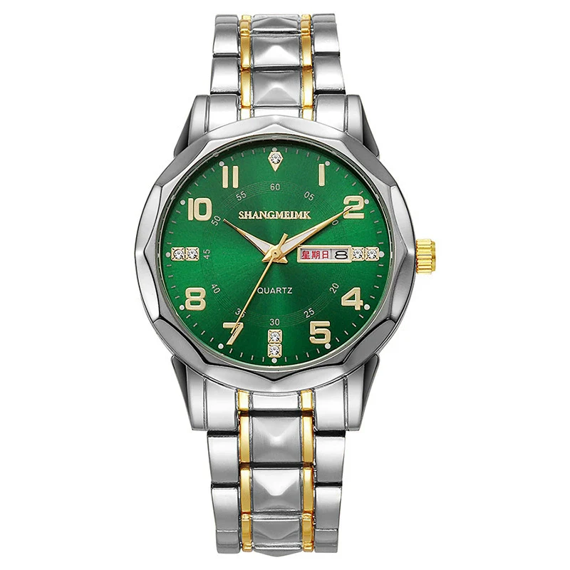 Men's Business Alloy Quartz Watch With Round Dial Waterproof Luminous - Image 9