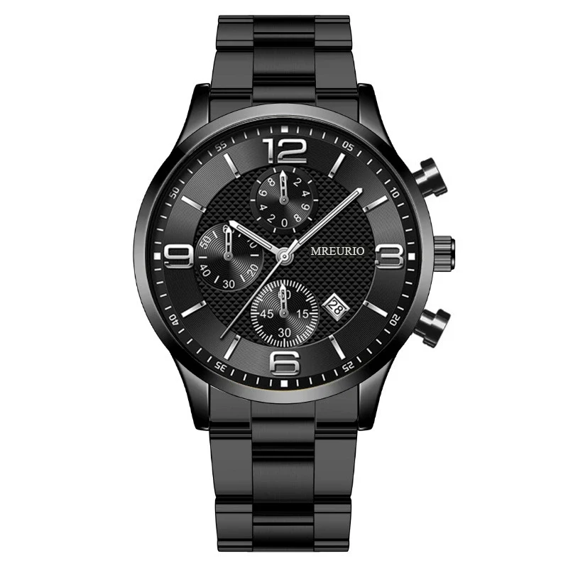 Men's Business Style Alloy Case Metal Strap Round Dial Watch - Image 7
