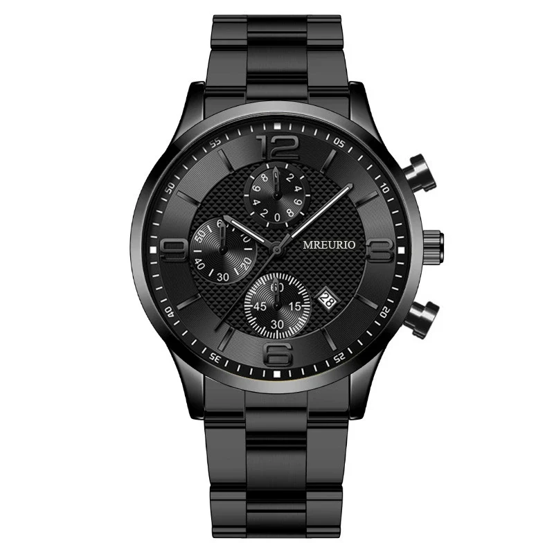 Men's Business Style Alloy Case Metal Strap Round Dial Watch - Image 8