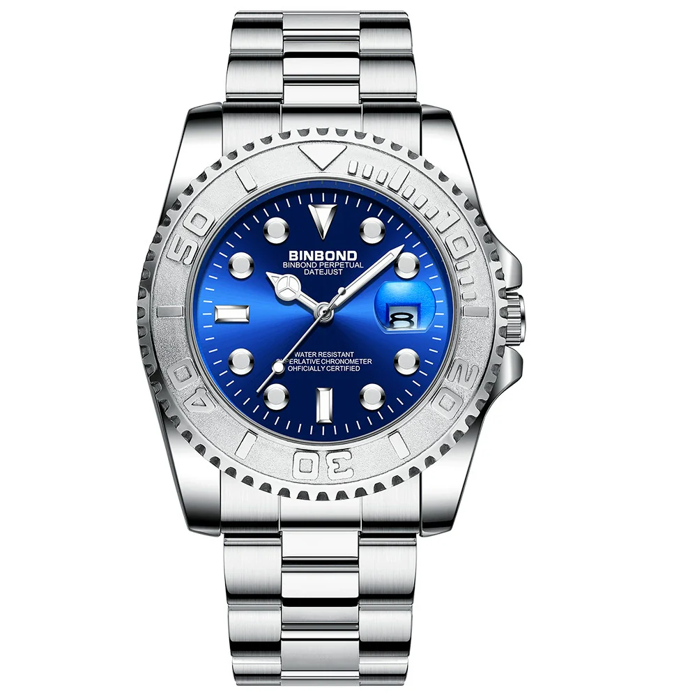 Men's Business Style Metal And Stainless Steel Luminous Waterproof Round Dial Sports Watch - Image 7