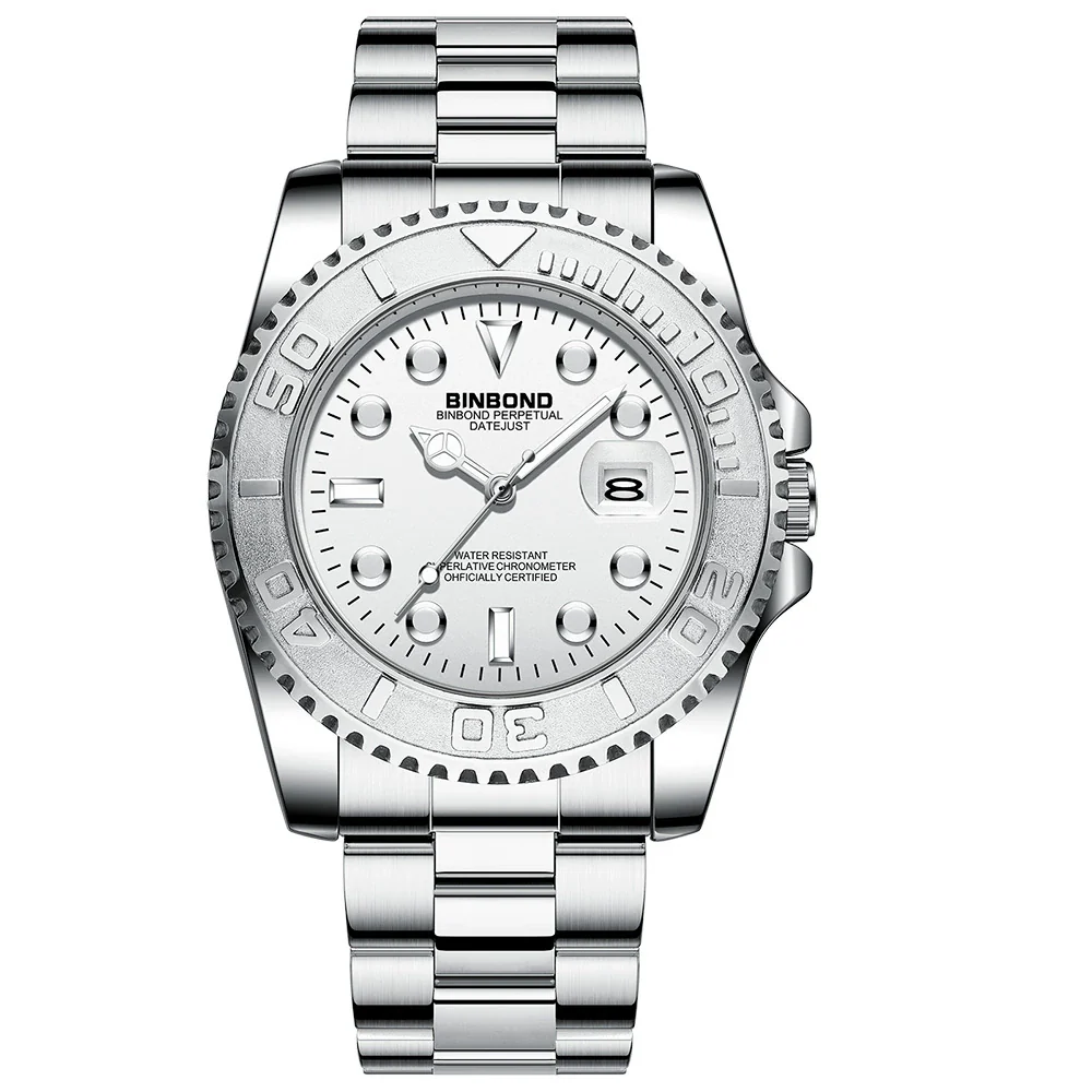 Men's Business Style Metal And Stainless Steel Luminous Waterproof Round Dial Sports Watch - Image 8