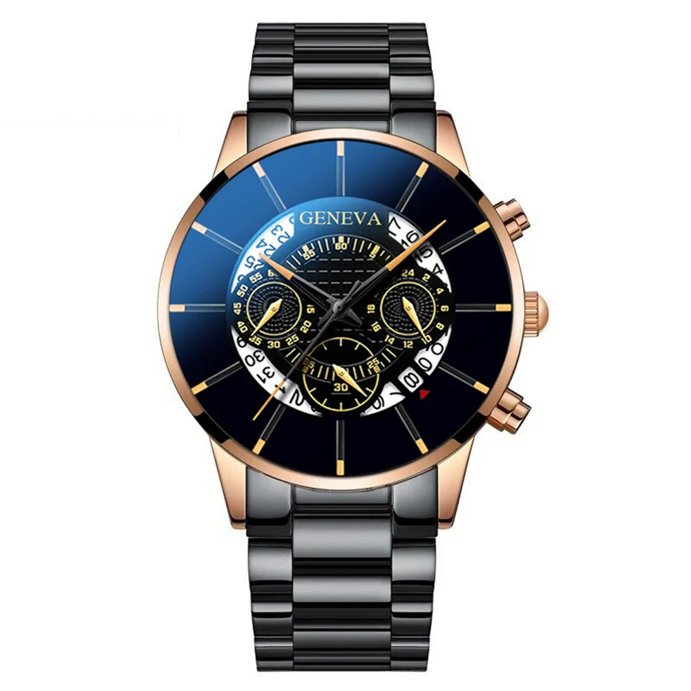 Men's Casual Quartz Watch Alloy Band Round Dial - Image 12
