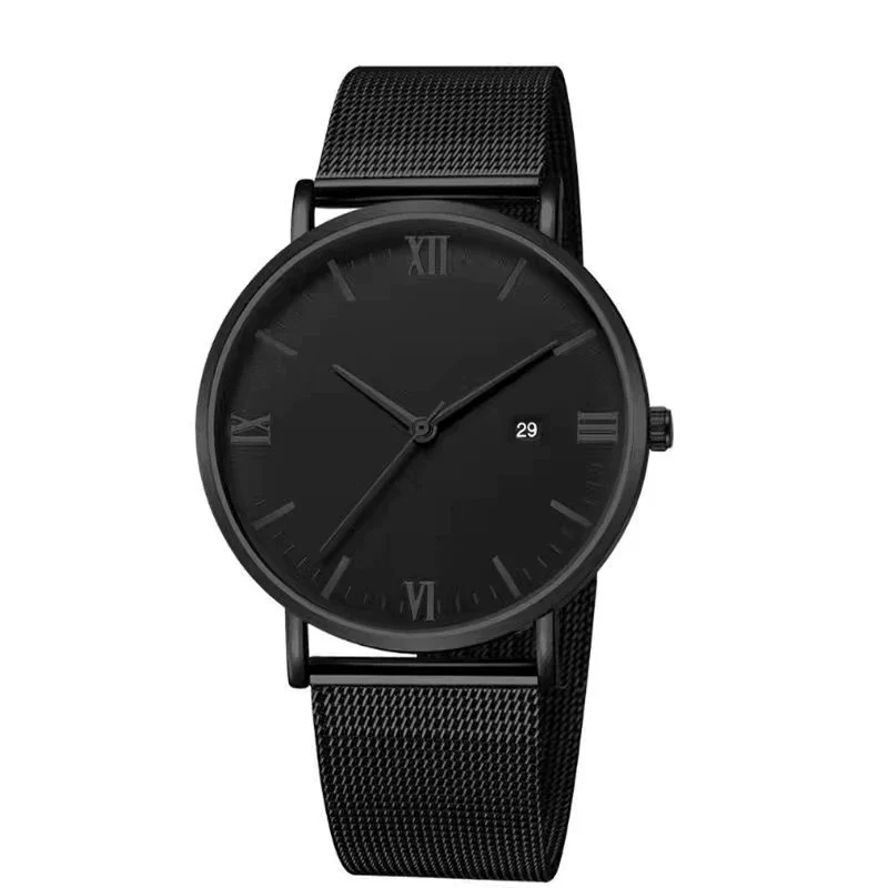 Men's Casual Quartz Watch With Stainless Steel Strap Alloy Case And Round Dial - Image 10