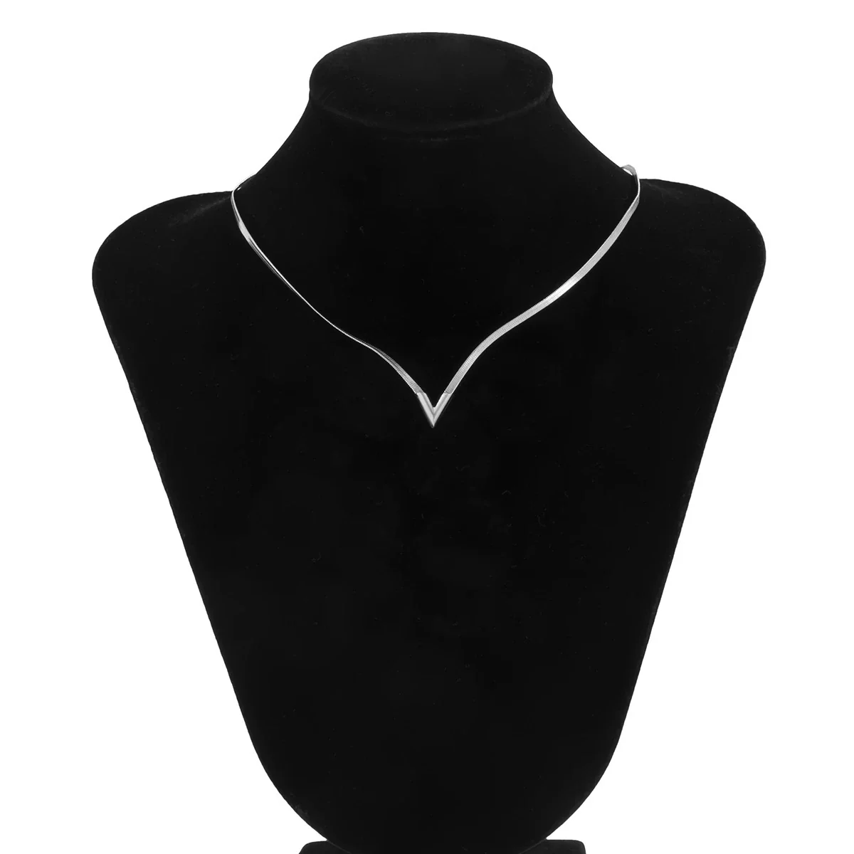 Men's Copper Snake Chain Necklace Geometric Electroplated - Image 7