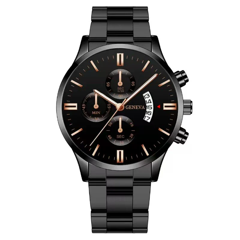 Men's Fashion Metal And Stainless Steel Band Quartz Watch With Round Dial - Image 23